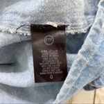 Fashion to figure FTF Off Shoulder Cold Shoulder Denim Blouse Photo 9