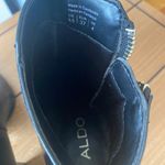 ALDO Heeled Black Suede Booties Photo 5