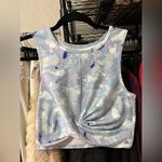 Wildfox Sweat Melange Twist Spill Tie Dye Crop Top Photo 2