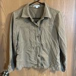 Pendleton  Petite Tan Lightweight Button Down Photo 0