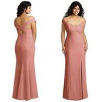 Dessy Collection Crepe Off Photo 1