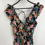 Anthropologie  Love the Label Kylie flower floral boho maxi dress large LP petite Photo 4