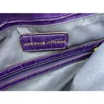 Adrienne Vittadini  crossbody w w stra purple leath Photo 11