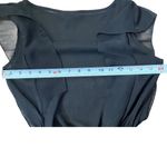 Apostrophe  Sheer Black Gathered Hem Blouse Womens‎ XS Feminine Romantic Goth Photo 7