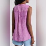 Tommy Bahama  Costalina Women’s Sleeveless Linen Top Purple Small EUC Photo 1
