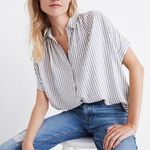 Madewell Striped Collared Blouse Photo 0