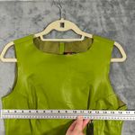 Diesel Vintage Y2K  Leather Green Chartreuse Vest Style Top Photo 4