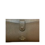 Coach  Multifunction Wallet Large Brown Leather C Print Monogram Removable Insert Photo 4