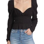 Free People NWT Black Chloe Top Size Small Photo 5