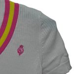 Ralph Lauren Vintage Lauren Size Large Short Sleeve Sweater Preppy Tennis Y2K Photo 1