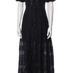 Love Shack Fancy  black lace maxi dress Photo 0