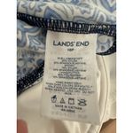 Lands' End Swimsuit Womens 16 Petite Blue White Swim Dress One Piece Padded Size 16P Photo 5
