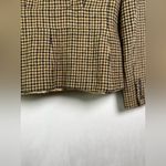 CHAPS Wool Houndstooth Tweed Women’s Blazer Jacket Size 8 Preppy Academia Photo 6