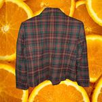 Pendleton Petite Wool Double Breasted Green Red and Yellow Blazer Size 6 Photo 2