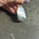 Carved Buddha Jadeite Pendant Green Photo 1