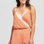 🔥 3/$30 Gilligan & O’Malley Total Comfort Pajama Romper Orange Size XS Photo 1