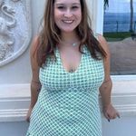 Taylor Green Plaid Dress Size 14 Photo 0