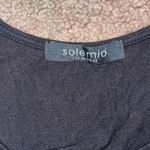 Solemio Cold Shoulder Cropped Tee Photo 2