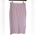 The Drop Women’s Vera slim side slit midi sweater skirt Photo 2