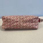 Fendi  Vintage Zucchino Baguette Shoulder Bag - Red - Preowned Photo 2