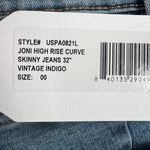 Universal Standard Joni High Rise Skinny Jean Light Wash Distressed Size 00L New Photo 6