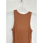 Poppy&Stella Tan CUT OUT KNITTED MIDI DRESS Photo 1