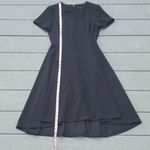 Donna Karan Black Label High Low Short Sleeve Dress with Pockets Photo 11