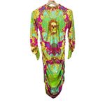 Philipp Plein Short Dress Baroque Size M SKULL Bodycon Designer Retails $1450 Yellow Size M Photo 2