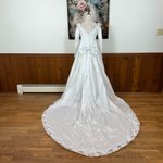 Beautiful Vintage 90s Wedding Gown & Veil! White Size 14 Photo 8
