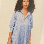 Nation Ltd NWT Women's Marni Oversized Button Up Mini Dress Size M Photo 4