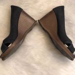 American Eagle denim open toe wedges Women’s Size 6.5 Photo 5