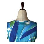 Capelton Road Dress Women Small Floral Cotton Short Sleeve T Shirt Mini Boho Blue Photo 6