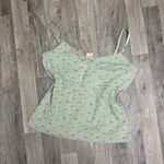 Vintage coquette cottagecore pastel floral babydoll tank Green Size XL Photo 0