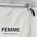 Authentic Femme Los Angeles Dust Bag Drawstring White 12x11 Solid 442 Photo 2