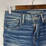American Eagle AEO Dark Wash Skinny Super Stretch Jeans 8 Short Photo 1