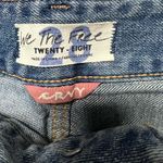 Free People  We The Free Light Blue Distressed Jean Shorts size 28 Photo 2