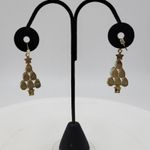 Womens Jewelry Green Stones Christmas Tree Beaded Dangling Earrings Accessories Photo 3