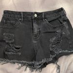 PacSun Black Denim High Wasted Shorts Photo 0