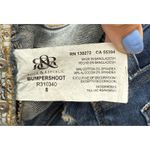 Rock & Republic Bumpershoot Distressed Cut Off Denim Women's Sz 8 Beaded Sides Photo 6