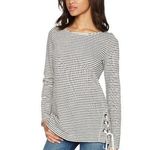Max Studio  WEEKEND | Striped French Terry Top Photo 0