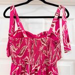NEW Band of the Free Bustier Tropical Maxi Dress Tie Straps
Pink sz Small Pink Photo 5