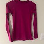 Athleta  Long Sleeve Surf Swim Rashgaurd Top Magenta Pink Women's Size Small NWT Photo 1