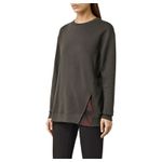 AllSaints All Saints Solo Check Sweatshirt Crewneck Flannel Green Women's Small Photo 7