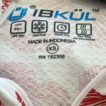 IBKUL SCRIBBLE HEARTS RED WHITE Long Sleeve Mock Golf Shirt XS S & M Pink Photo 4