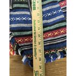 Priina Women Size Large Aztec Western Country Zip Pockets Fringe Full Zip Artsy‎ Photo 3