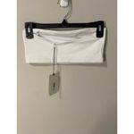 Aritzia New  Contour Bandeau, Bright White Size Medium Photo 1