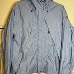The North Face HyVent rain jacket women’s medium blue Photo 0