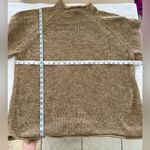Daniel Cremieux  Cozy Tan chunky Knit Sweater 100% cotton size X-Large Photo 1