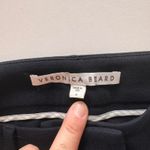 Veronica Beard Pants Size 4 navy Front Seam Career Business Casual Slim Fit Photo 2