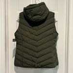 Ralph Lauren  NWT Stretch Puffer Vest Loden Green Large Hooded Quilted Photo 4
